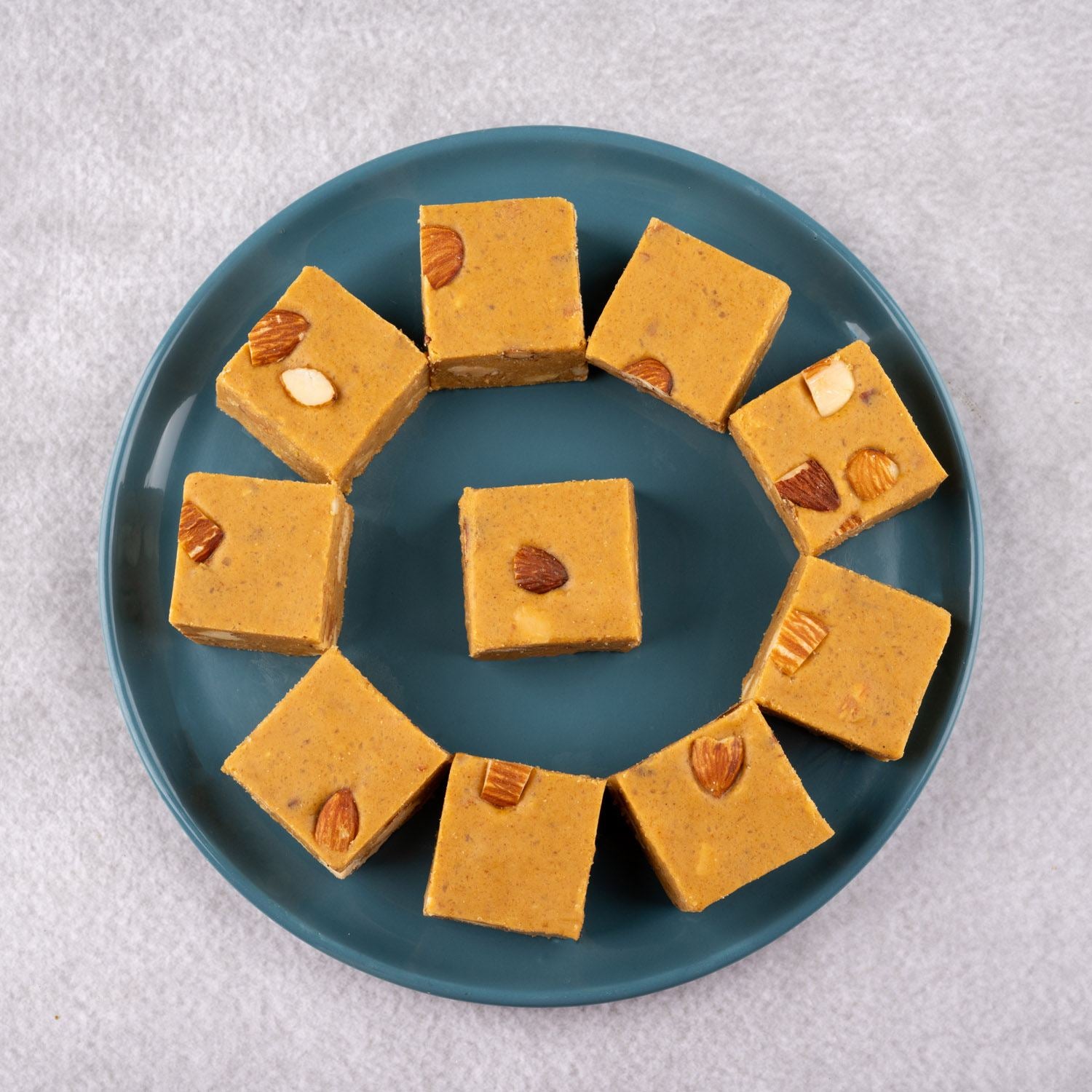 Chana Badam Barfi - Gud Mishri