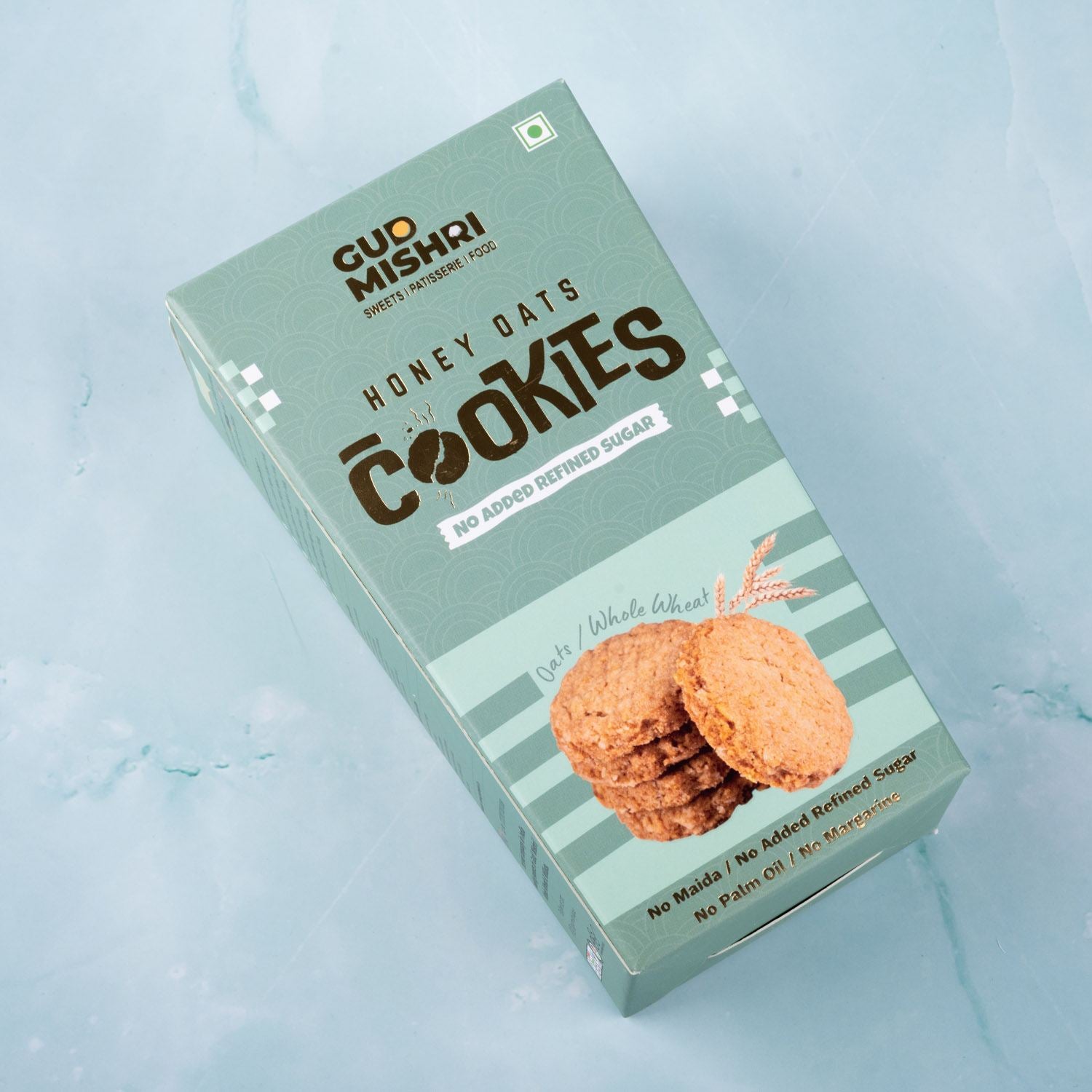 Honey Oats Cookies (150gm) - Gud Mishri