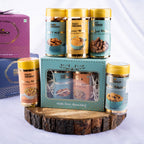 Gift Box - MD | Bikaneri Bhujia, Milky Mathri, Khatta Mitta, Methi Mathri, Aata Gud Petha - Gud Mishri