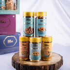 Gift Box - MD | Bikaneri Bhujia, Milky Mathri, Khatta Mitta, Methi Mathri, Aata Gud Petha - Gud Mishri