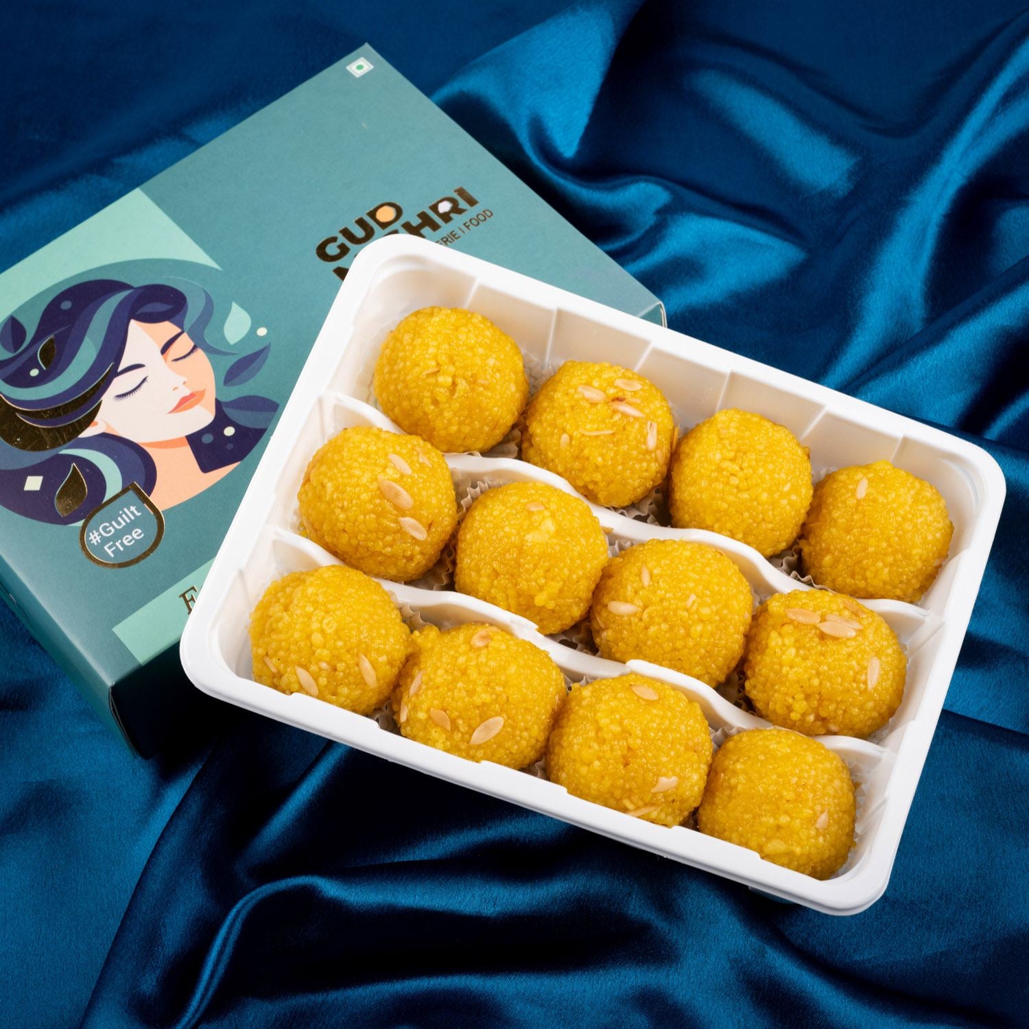 Kesar Kanpuri Laddu - Gud Mishri