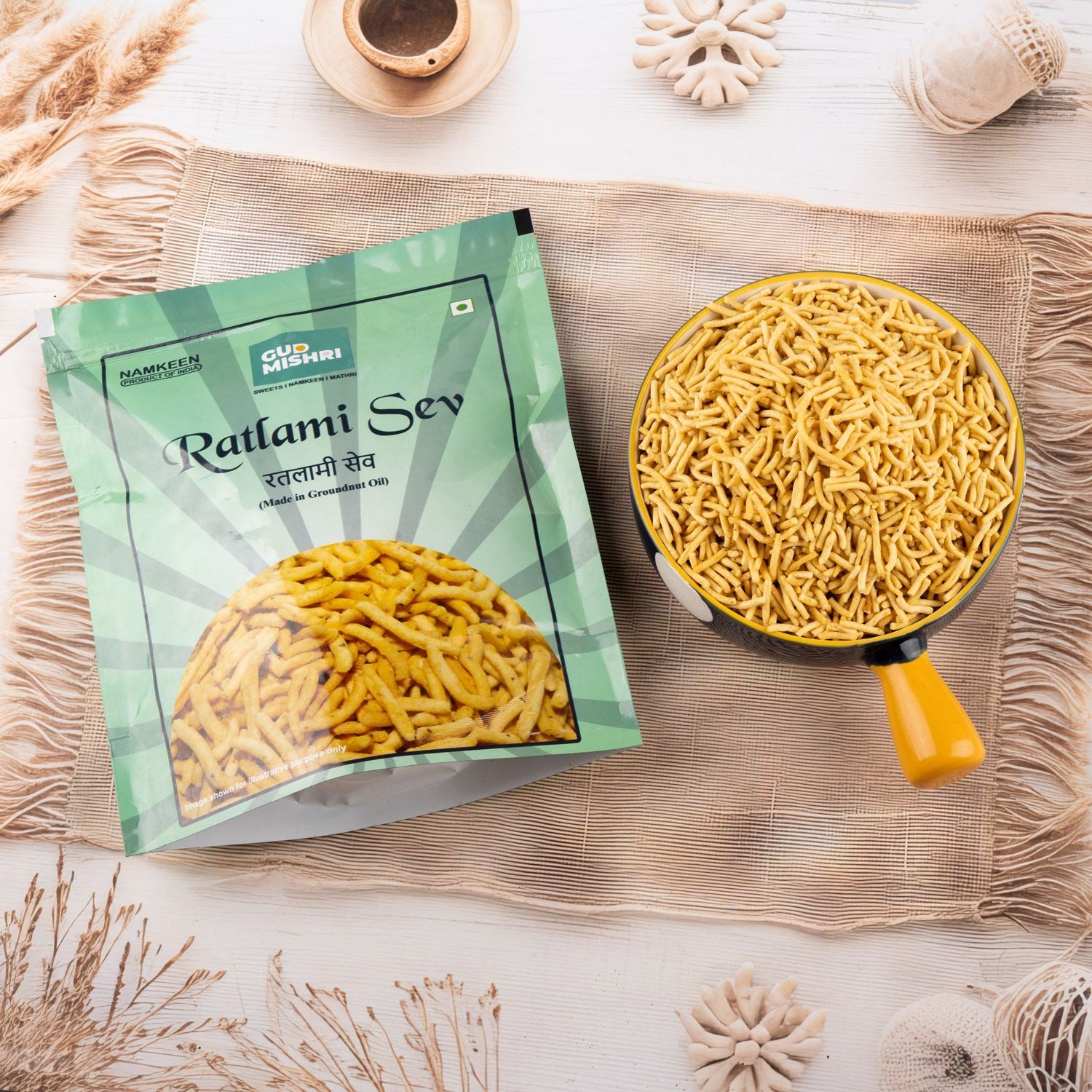Ratlami Sev (400gm) - Gud Mishri