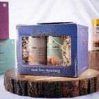 Gift Box - CD | Cashew Cookies, Coconut Cookies, Chocochips Cookies, Hazelnut Cookies, Besan Cookies - Gud Mishri