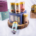 Gift Box - CD | Cashew Cookies, Coconut Cookies, Chocochips Cookies, Hazelnut Cookies, Besan Cookies - Gud Mishri