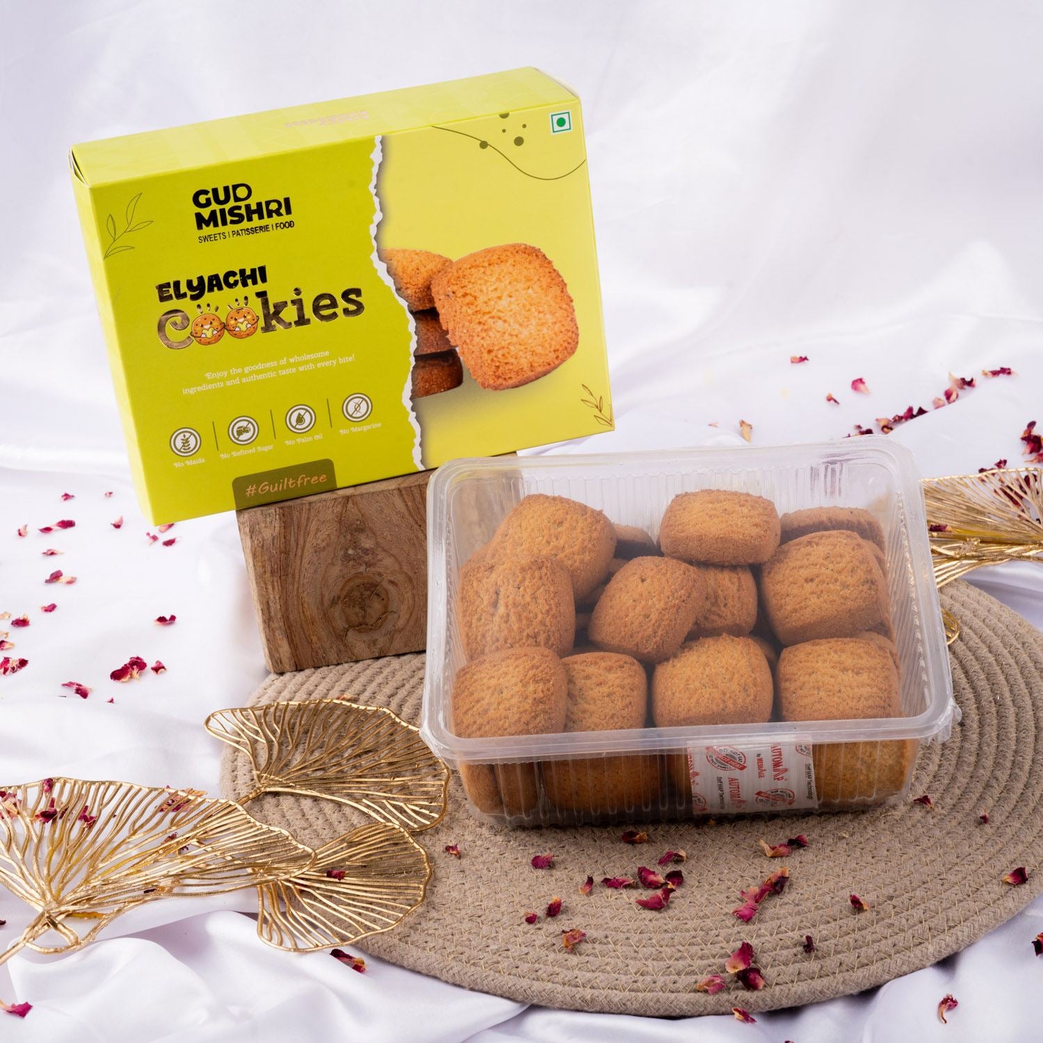 Elaichi Cookies (270gm) - Gud Mishri