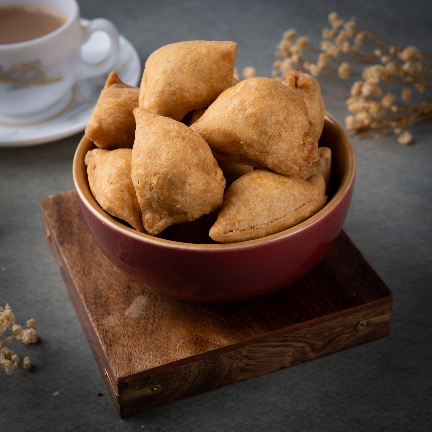 Mini Aata Samosa (400gm) - Gud Mishri