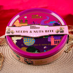 Seeds Delight Round Tin Box - Gud Mishri
