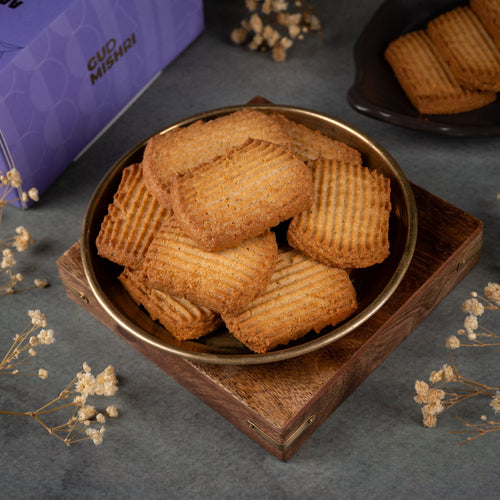 Aata Patti Mishri Cookies (220 gm) - Gud Mishri