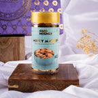 Gud Mishri Diwali Gift Hamper - BB02 | Chana Badam Mithai 225gm, Bikaneri Bhujiya 70gm, Milky Mathri 100gm  | Premium Festive Gift Box - Gud Mishri