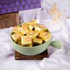 Gud Mishri Diwali Gift Hamper - BB02 | Chana Badam Mithai 225gm, Bikaneri Bhujiya 70gm, Milky Mathri 100gm  | Premium Festive Gift Box - Gud Mishri