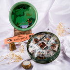 Date Bites Round Tin Box - Gud Mishri