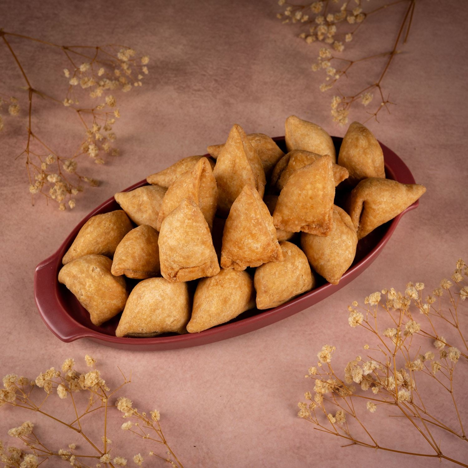 Mini Aata Samosa (400gm) - Gud Mishri