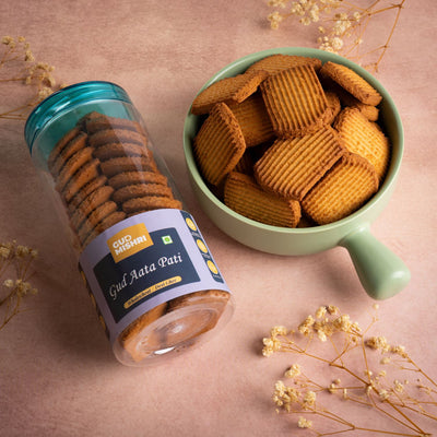 Aata Patti Gud Cookies (175gm)