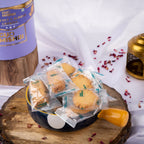 Hazelnut & Almond Cookies Round Tube Box  (500gm) - Gud Mishri