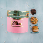 Assorted Cookies Round Tube Box (370 gm) - Gud Mishri
