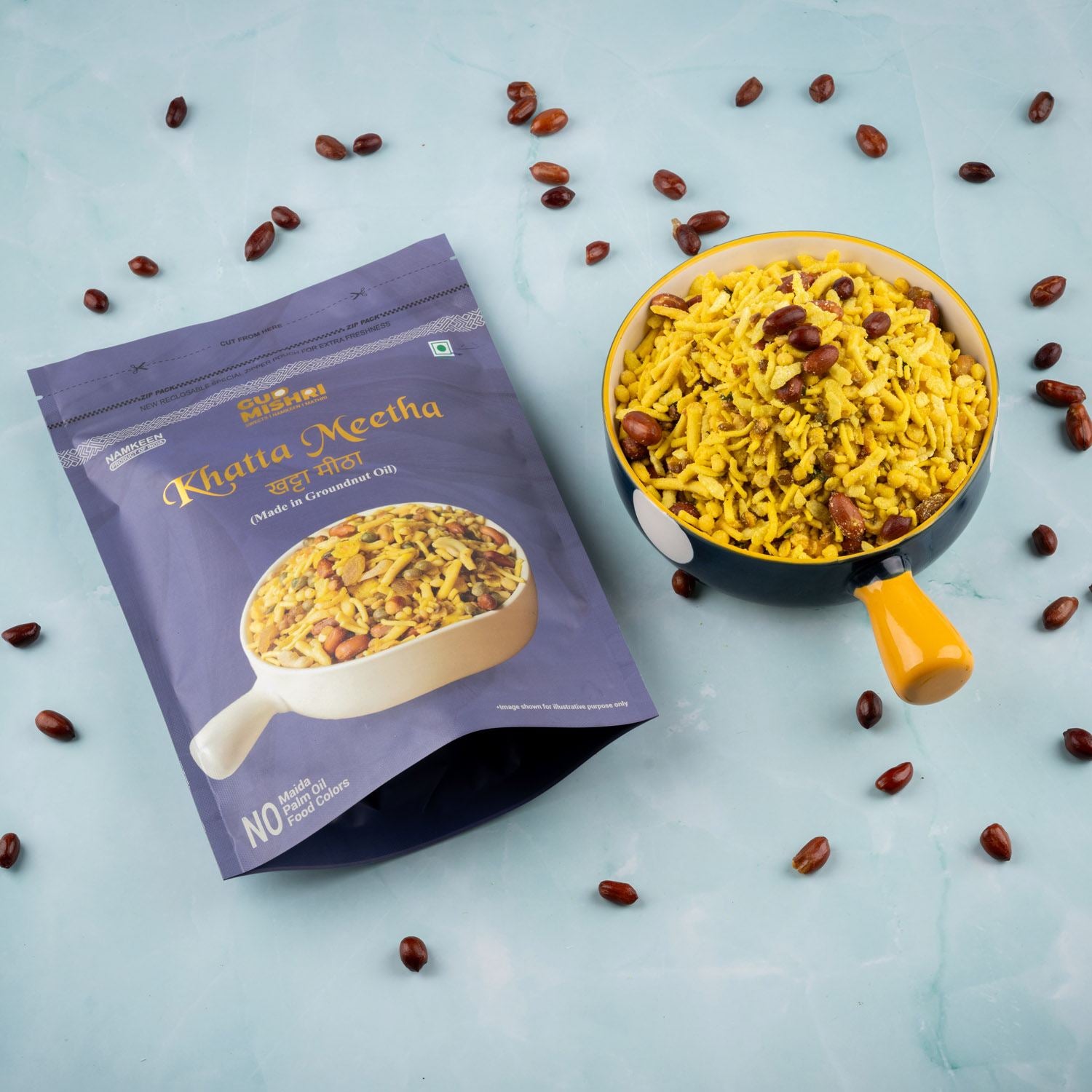 Khatta-meetha Namkeen (400gm) - Gud Mishri