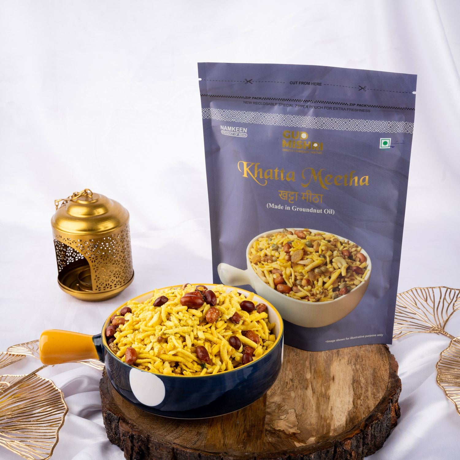Khatta-meetha Namkeen (400gm) - Gud Mishri