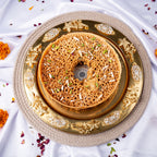 Whole Wheat Mishri Chasni Ghewar (Bada) - Gud Mishri