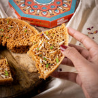 Whole Wheat Mishri Chasni Ghewar (Bada) - Gud Mishri
