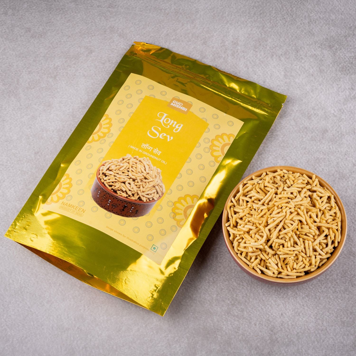Long Sev (400gm) - Gud Mishri