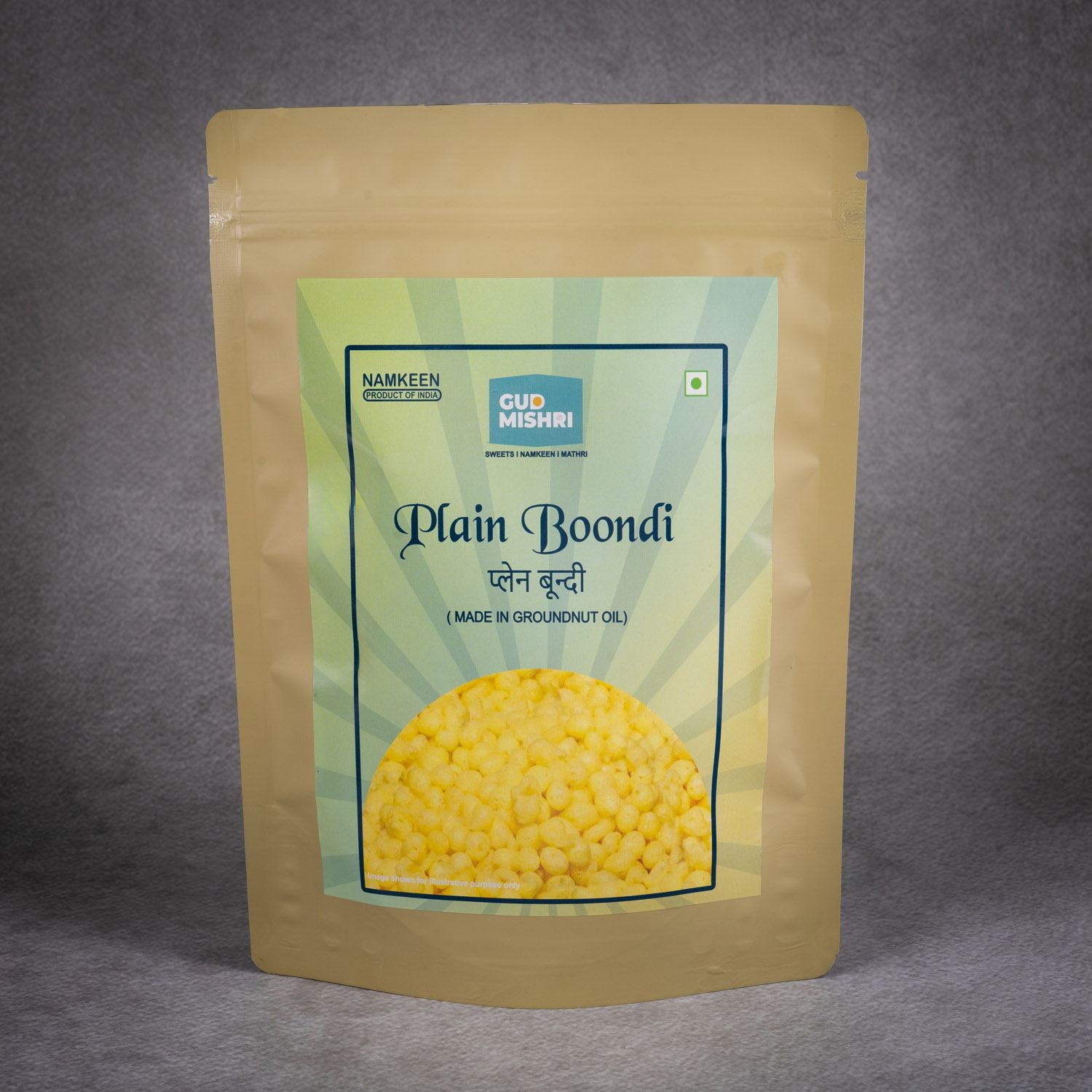 Plain Boondi (350gm) - Gud Mishri