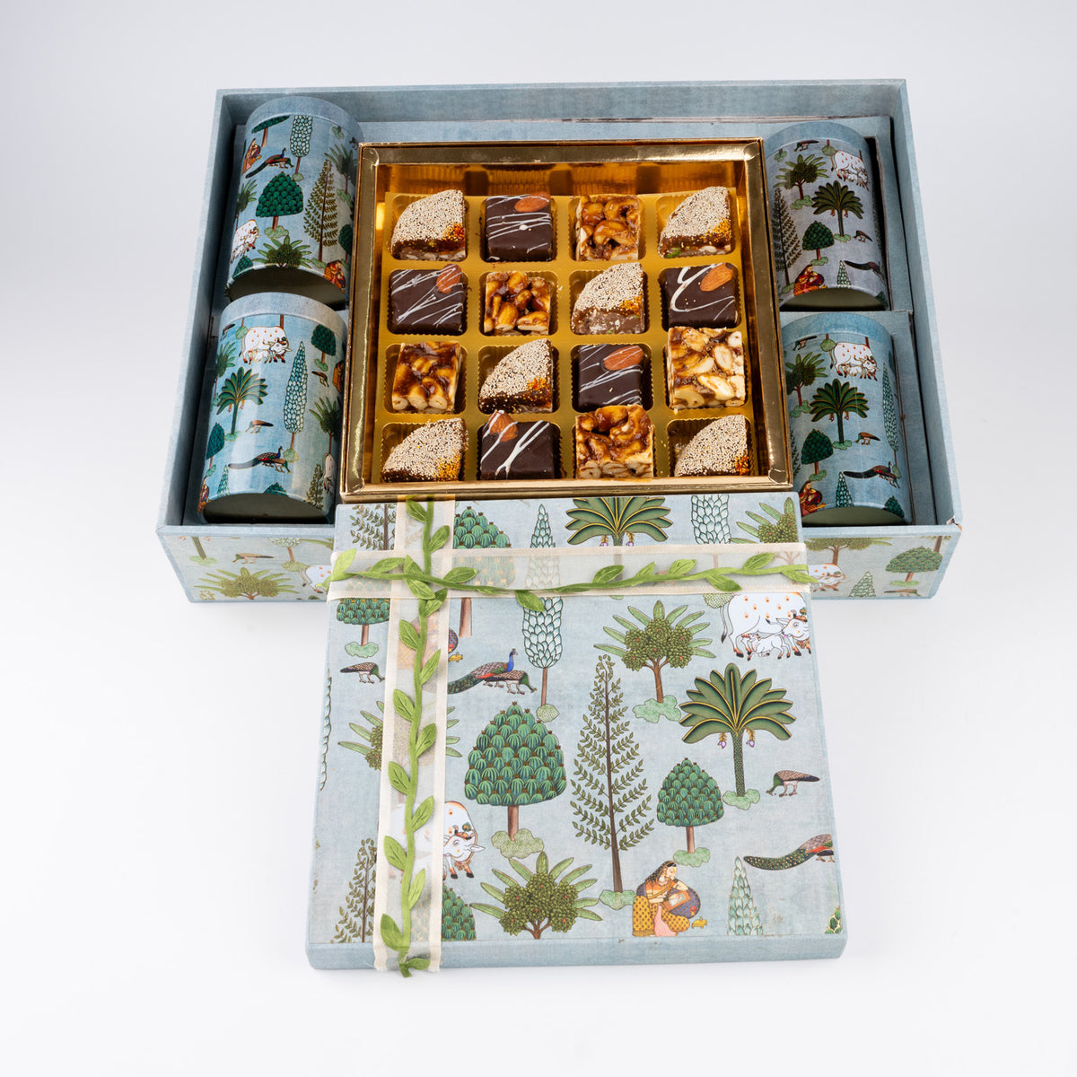 Mix Dry Fruit Sweets, Snacks, and Cookies Gift Hamper (DGH-41)