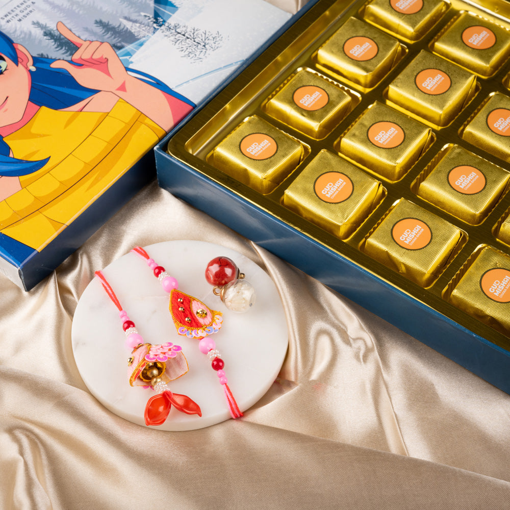 Premium Bhaiya Bhabhi  Rakhi Gift Box