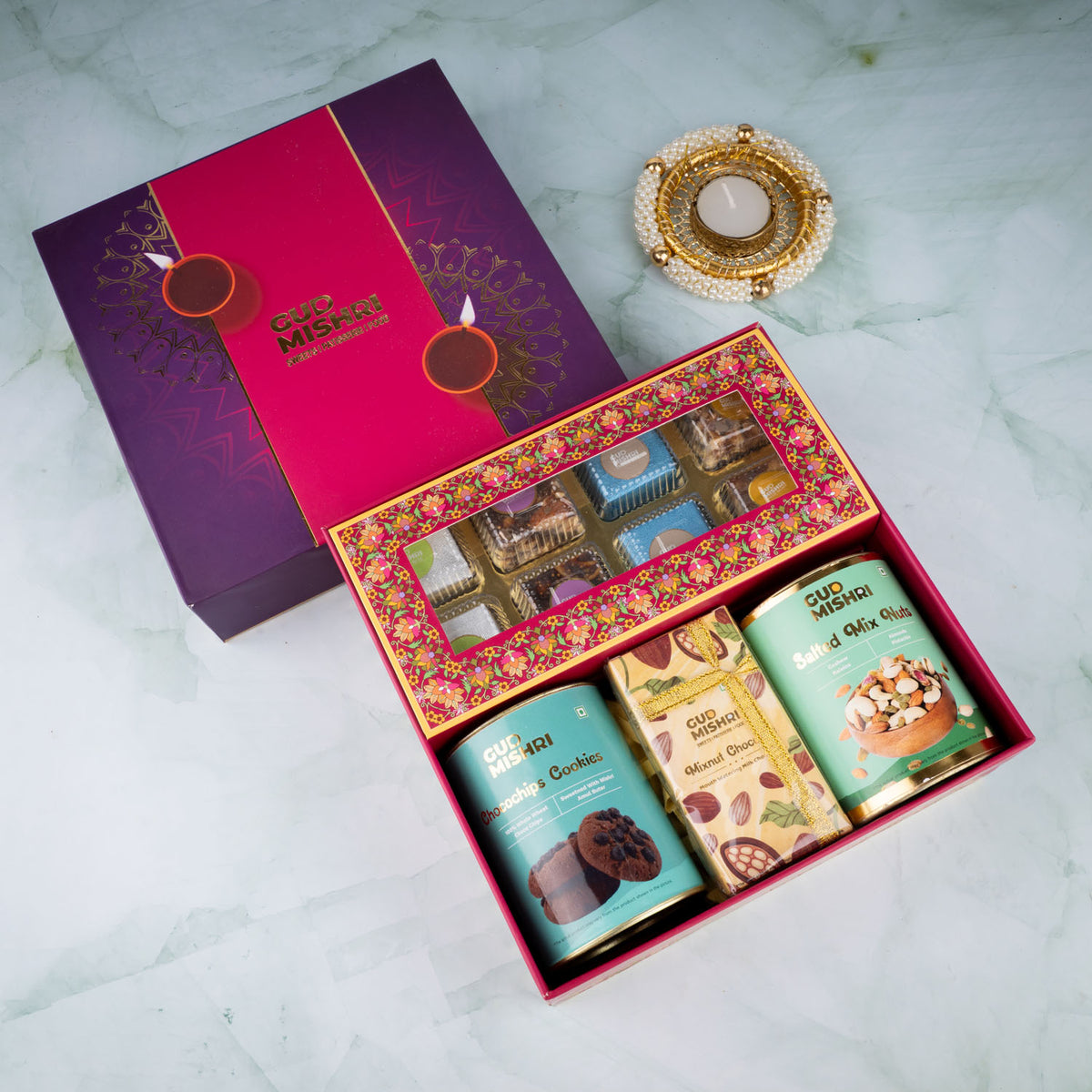 Mix Sweets, Cookies and Chocolate Gift Hamper (DGH-45)