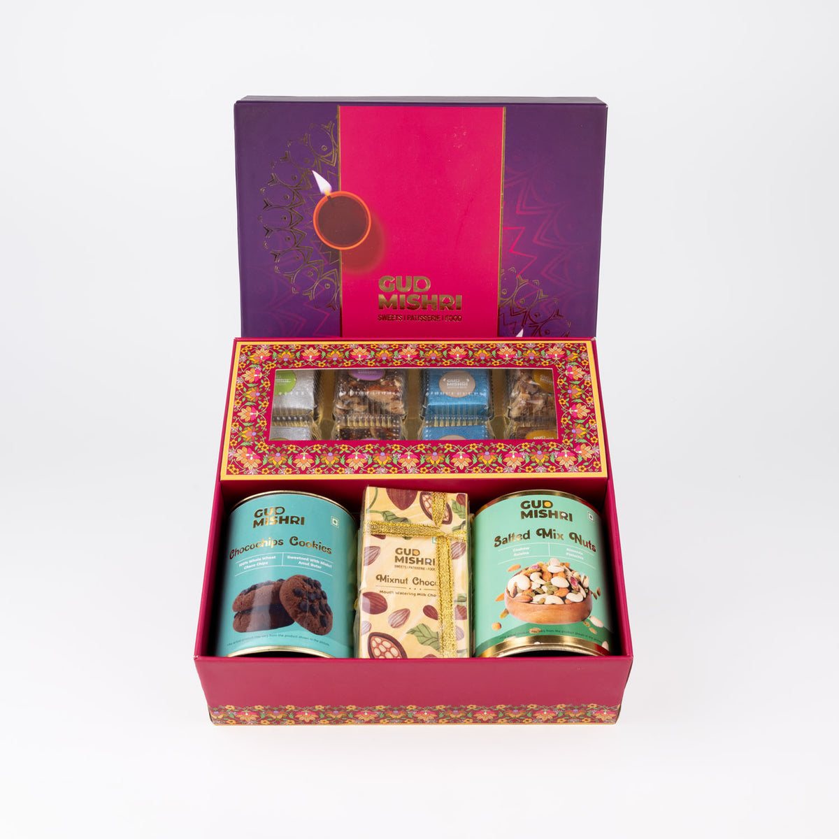 Mix Sweets, Cookies and Chocolate Gift Hamper (DGH-45)