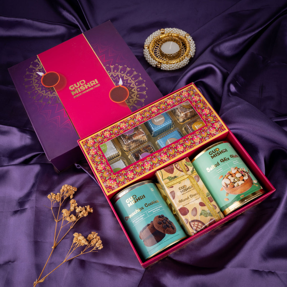 Mix Sweets, Cookies and Chocolate Gift Hamper (DGH-45)