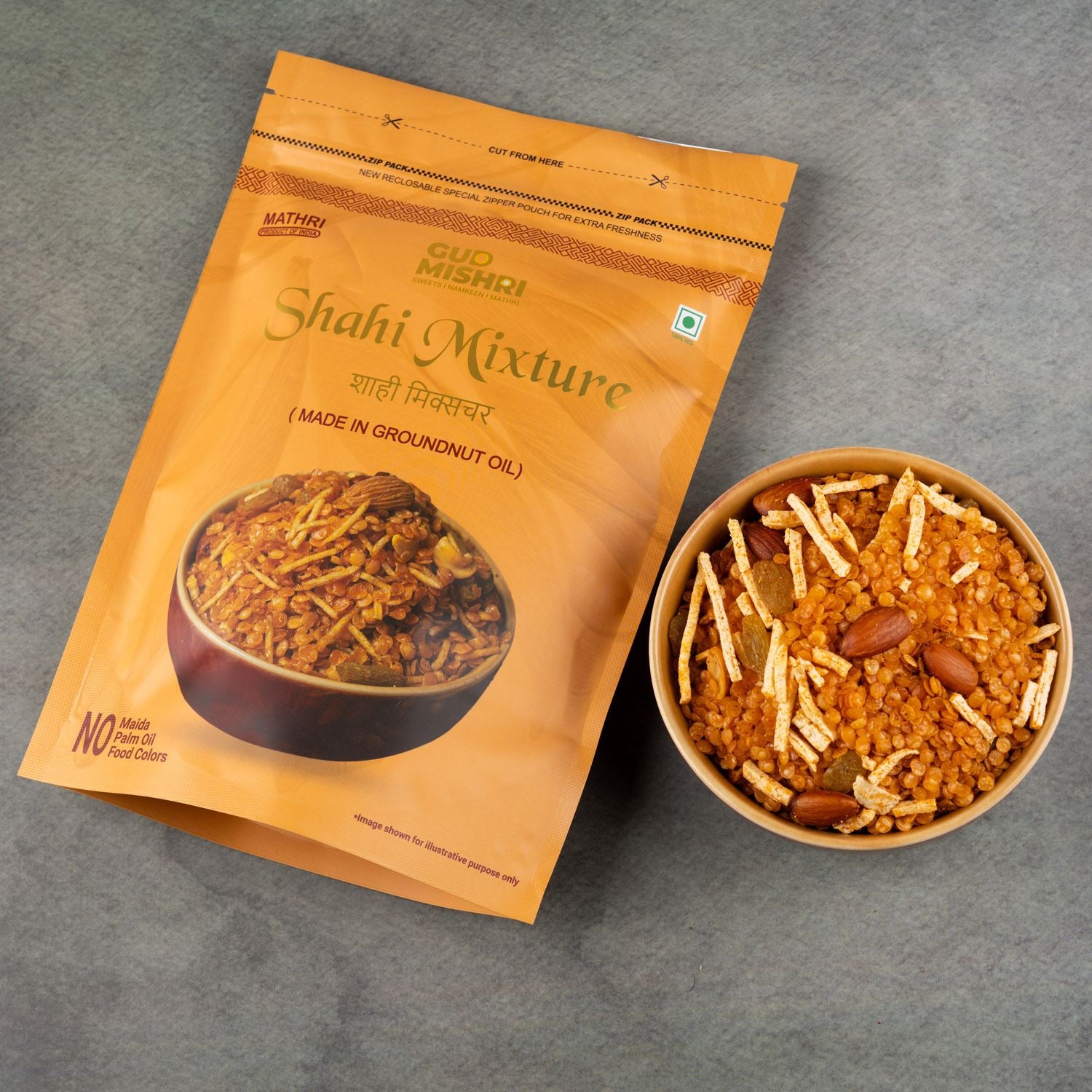 Shahi Mixture Namkeen (400gm) - Gud Mishri