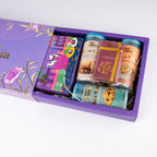 Cookies, Namkeen, Chana Badam Barfi, and Chocolate Gift Hamper (DGH-46)