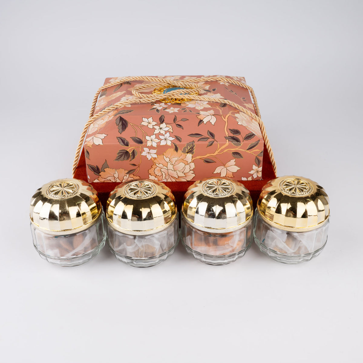 Mix Dry Fruit Gift Hamper | Salted Almonds and Cashew, Chatpati Kismis and Gud Almonds (DGH-51)