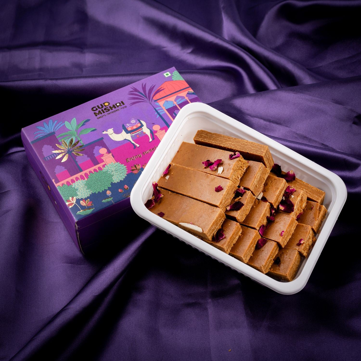 Roasted Barfi - Gud Mishri