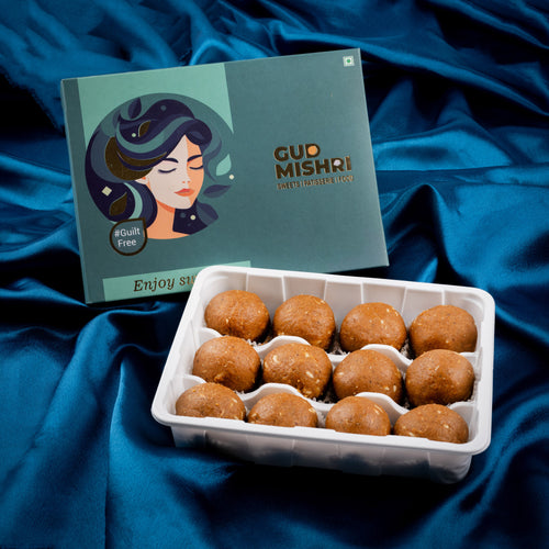 Besan Laddu (Sugar-Free) - Gud Mishri