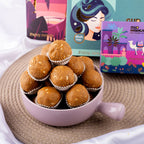 Besan Laddu Mishri - Gud Mishri