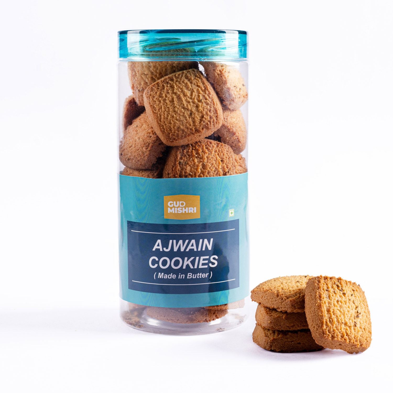 Ajwain Cookies (200gm) - Gud Mishri