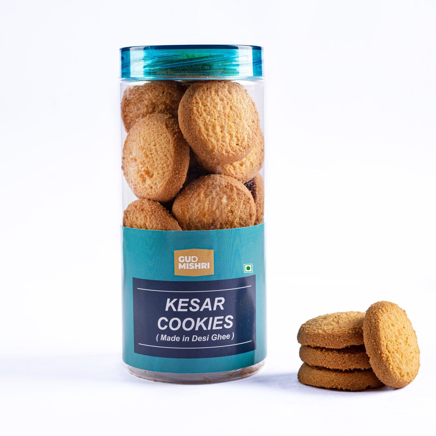 Kesar Cookies (200gm) - Gud Mishri
