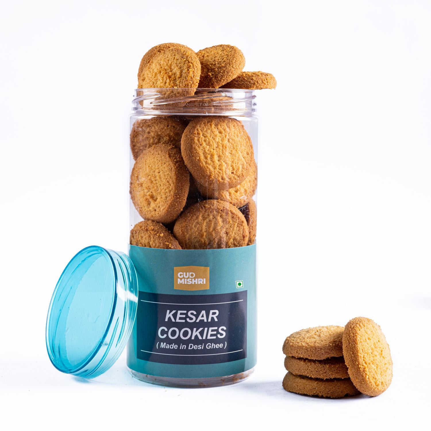 Kesar Cookies (200gm) - Gud Mishri