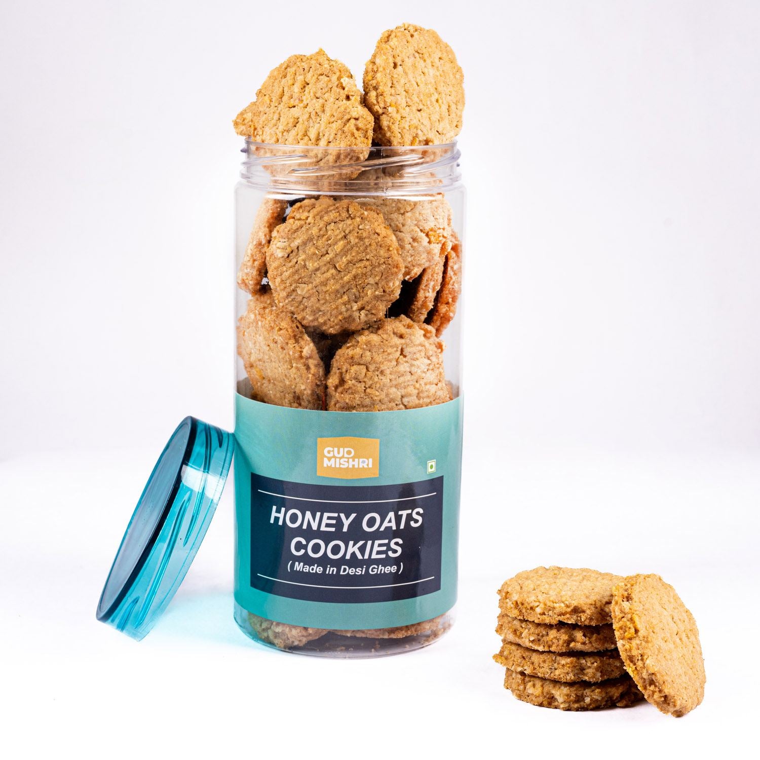 Honey Oats Cookies (175gm) - Gud Mishri