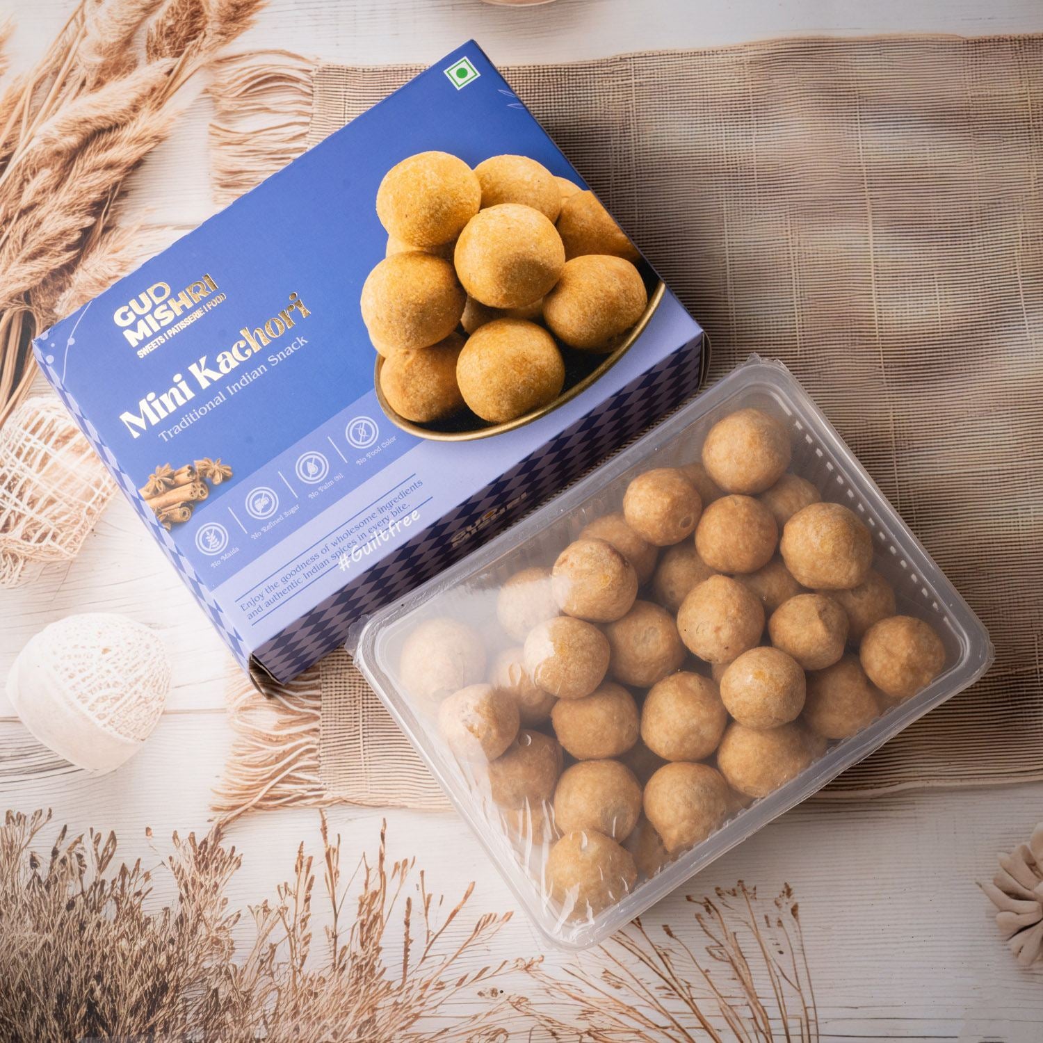 Mini Kachori (500gm) - Gud Mishri