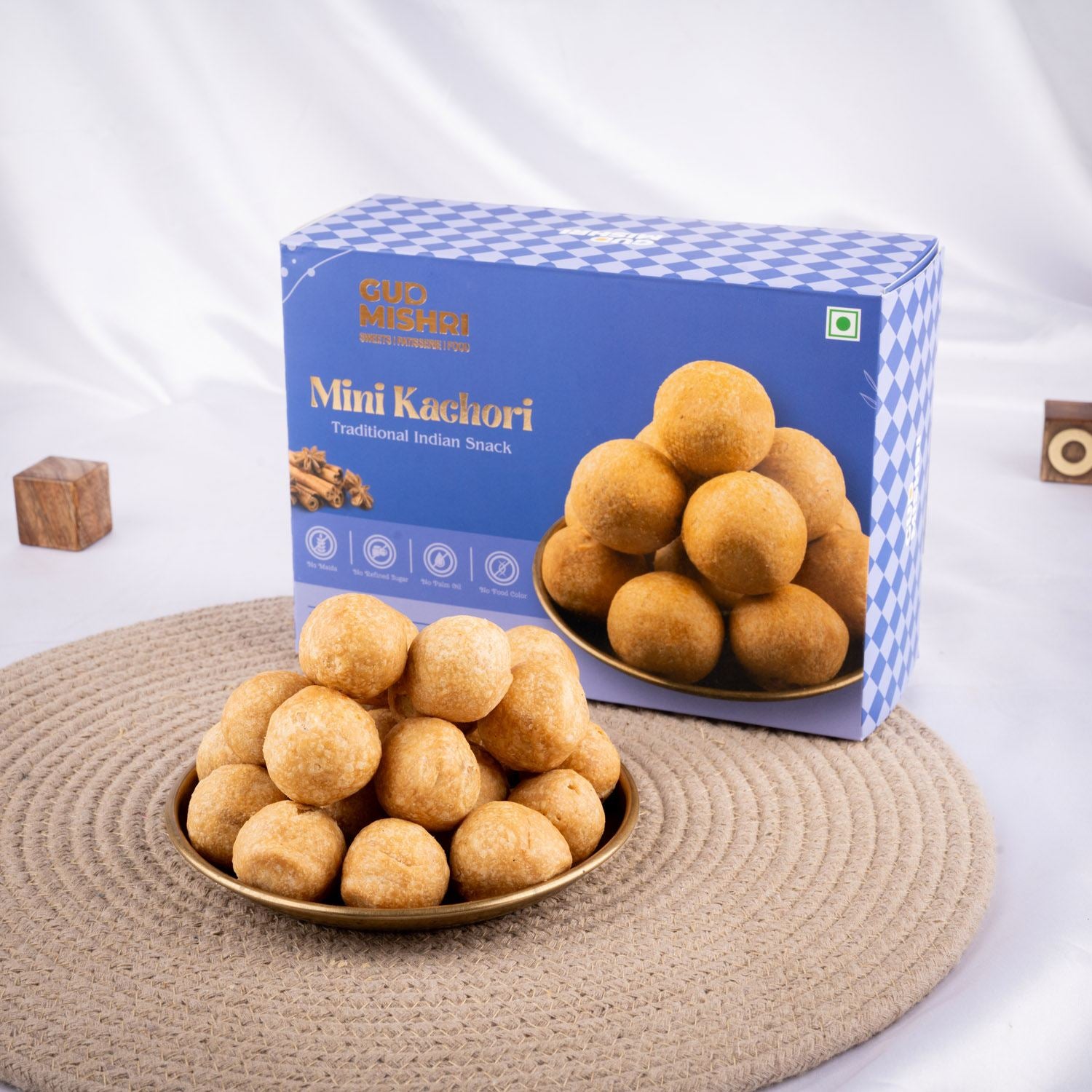 Mini Kachori (500gm) - Gud Mishri