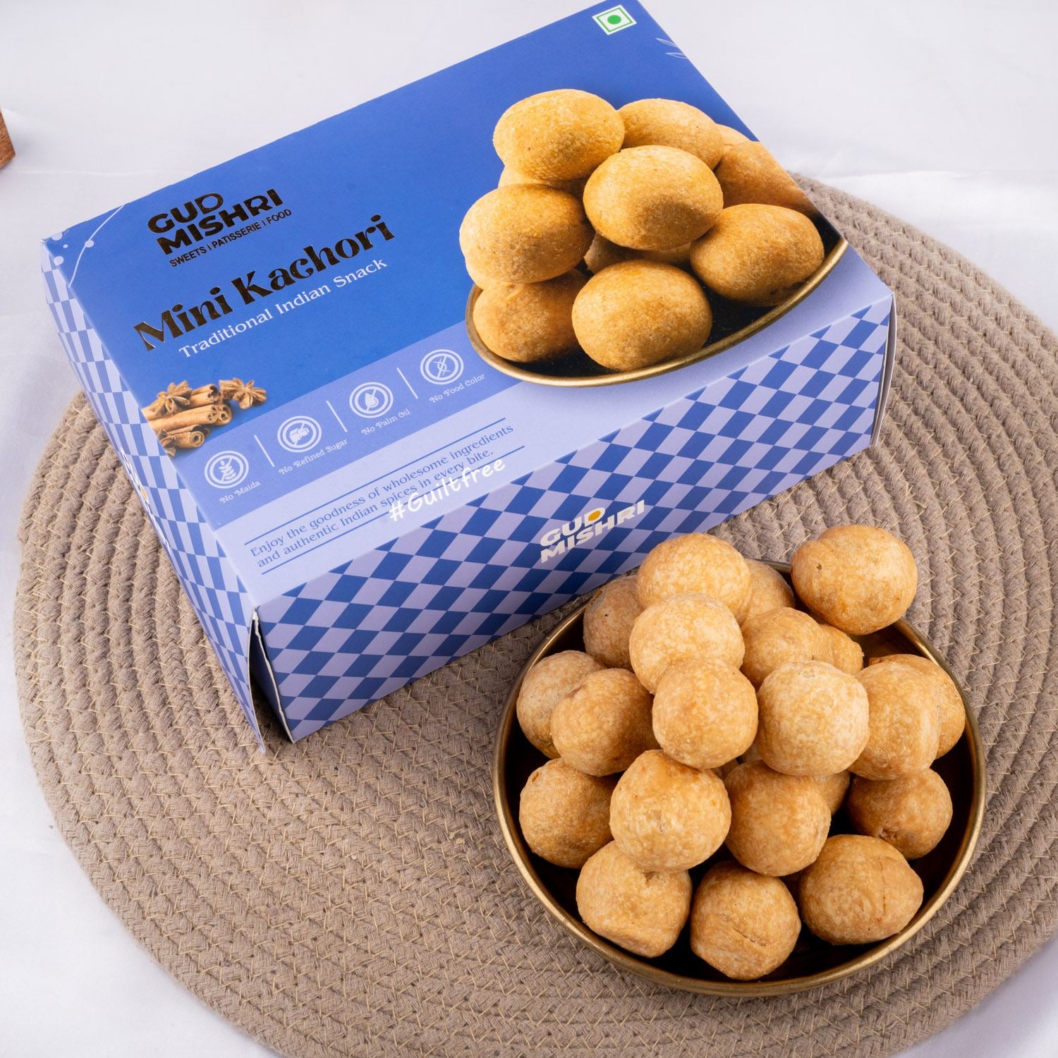 Mini Kachori (500gm) - Gud Mishri