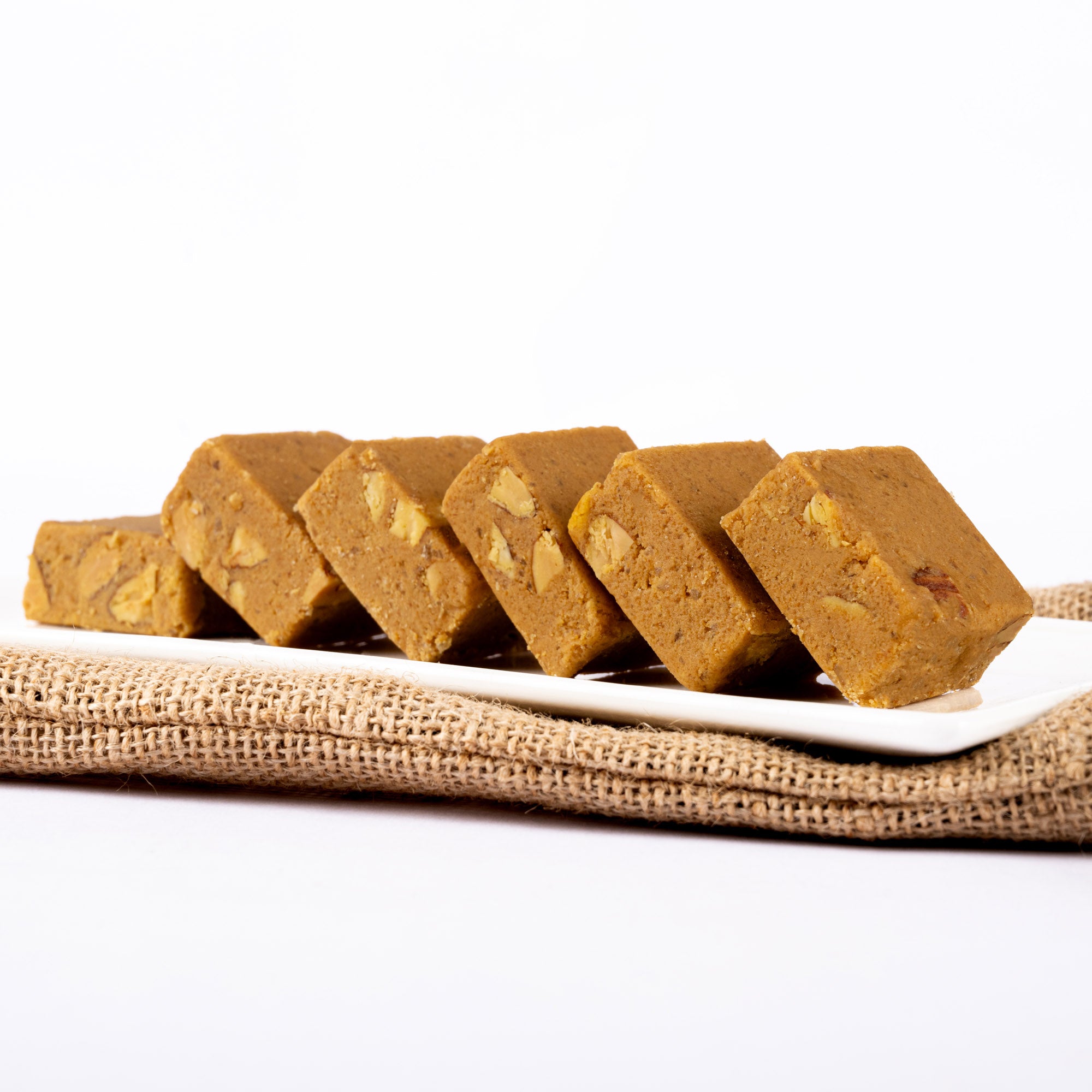 Chana Badam Barfi (Sugar-Free) - Gud Mishri