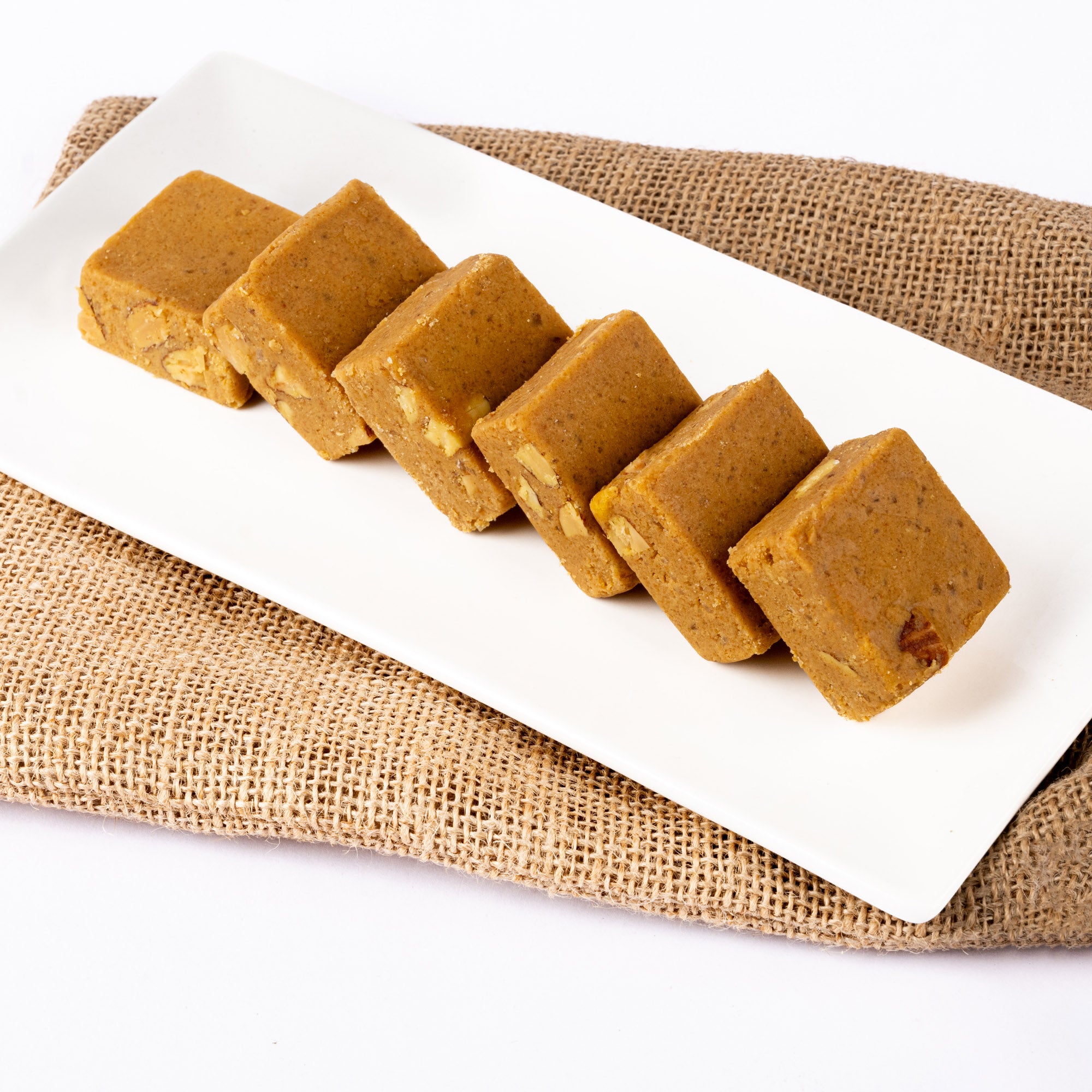 Chana Badam Barfi (Sugar-Free) - Gud Mishri