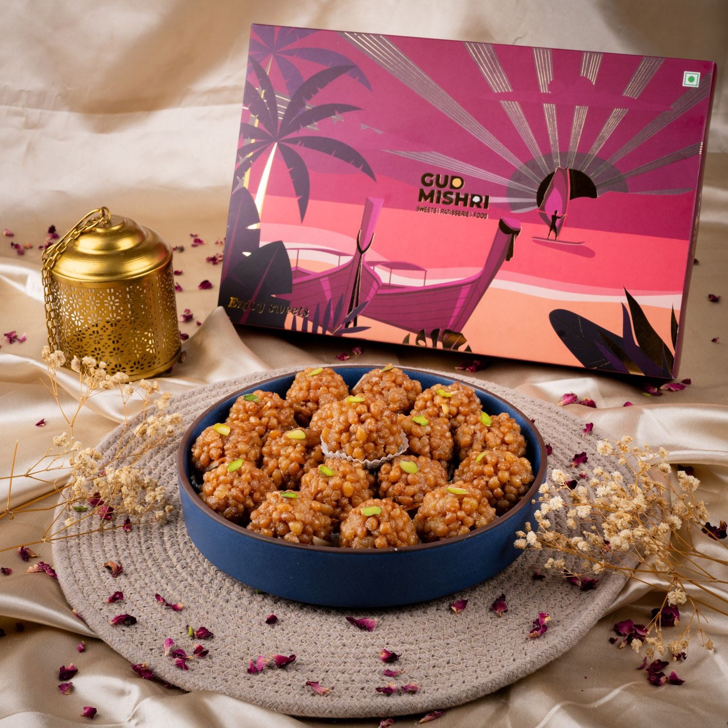 Doodh Laddu - Gud Mishri