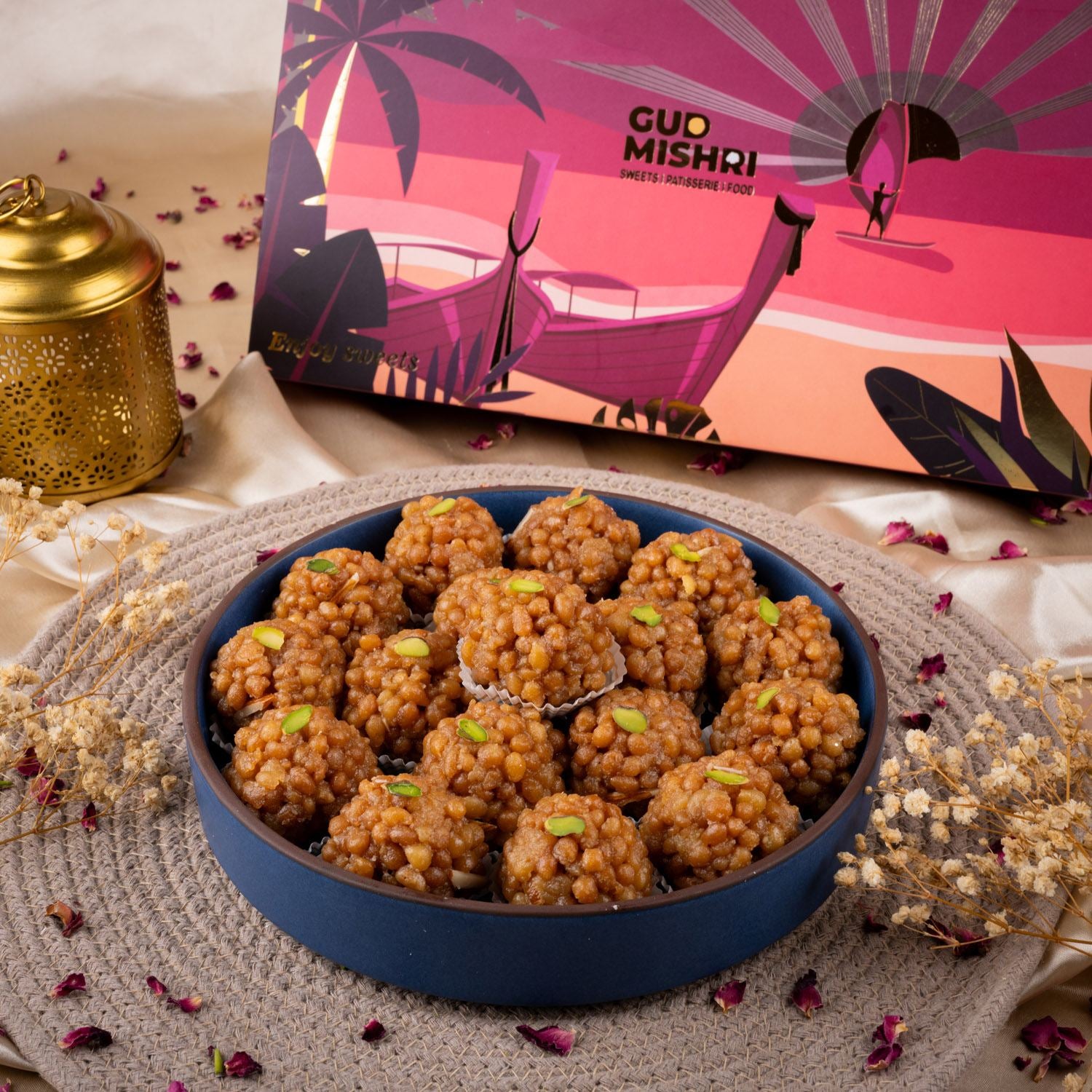 Doodh Laddu - Gud Mishri