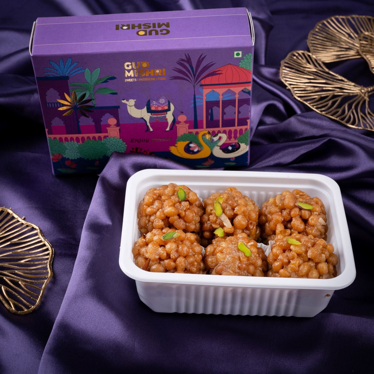 Doodh Laddu - Gud Mishri
