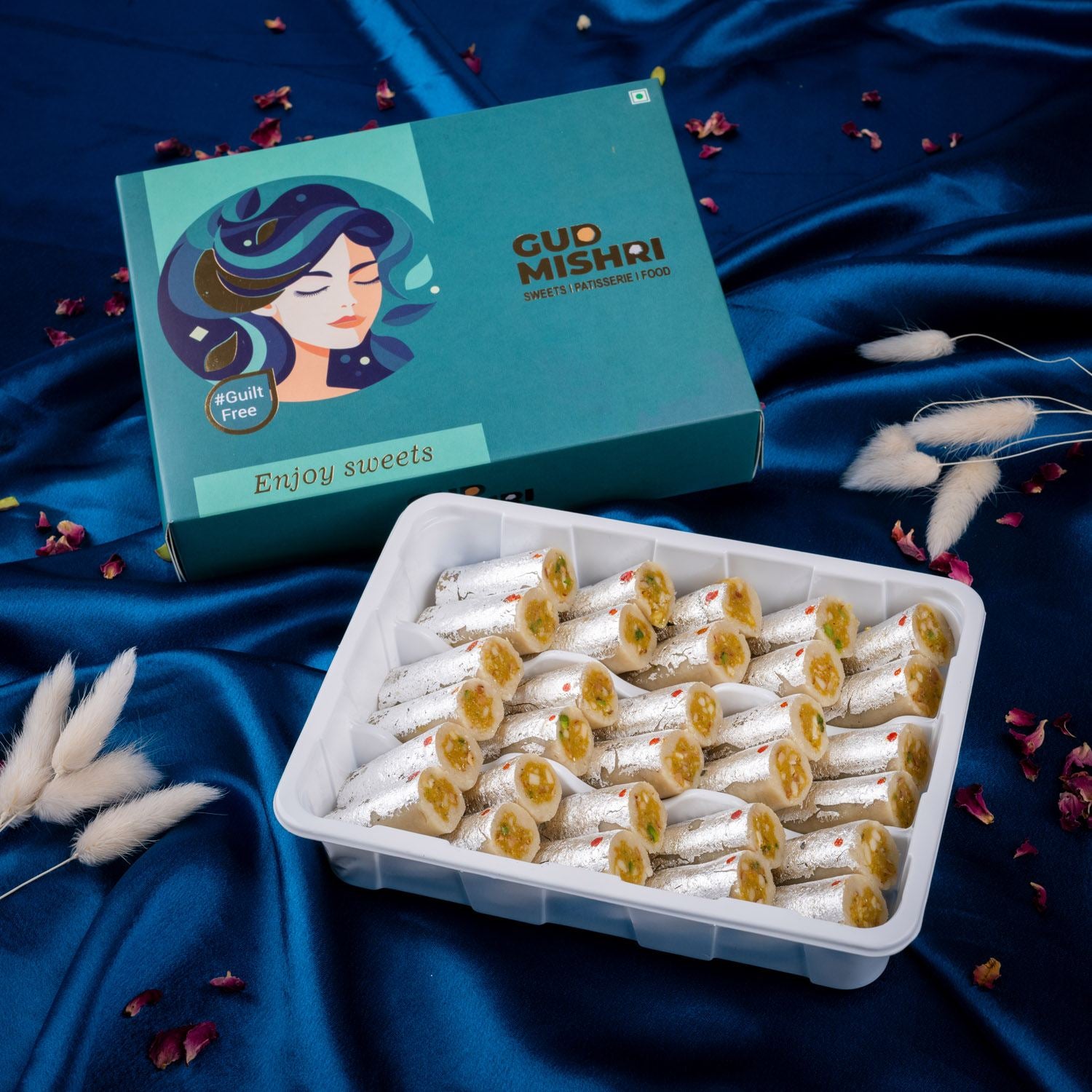 Kaju Roll Mishri - Gud Mishri