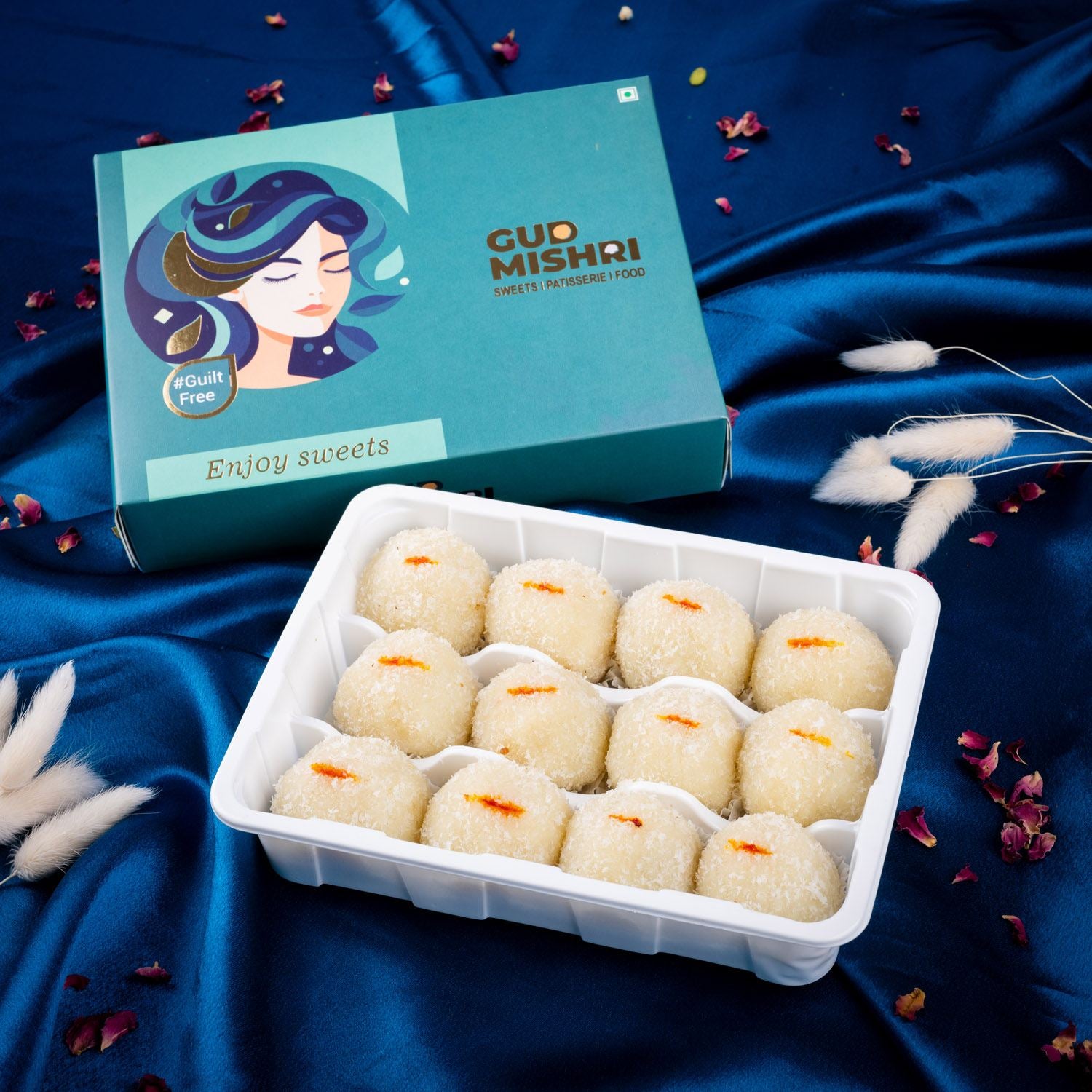 Nariyal Laddu Mishri - Gud Mishri